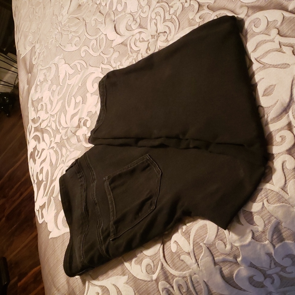 Size 24W hydraulic black Nolita curvy ankle skinny stretch jeans